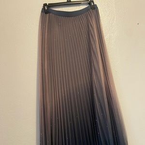 Tulle Long Skirt Sparkle Details